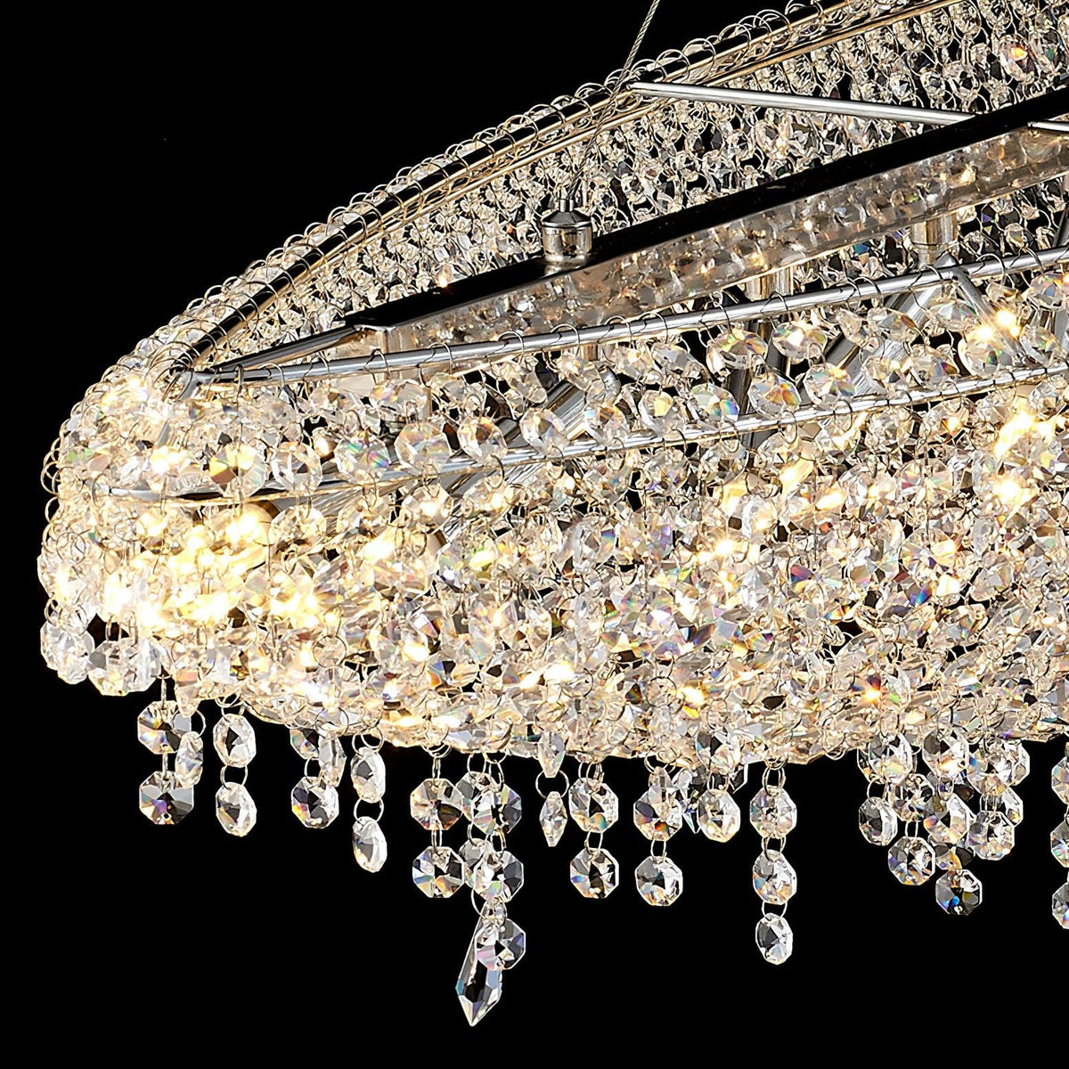Zyrs kristal hanglamp