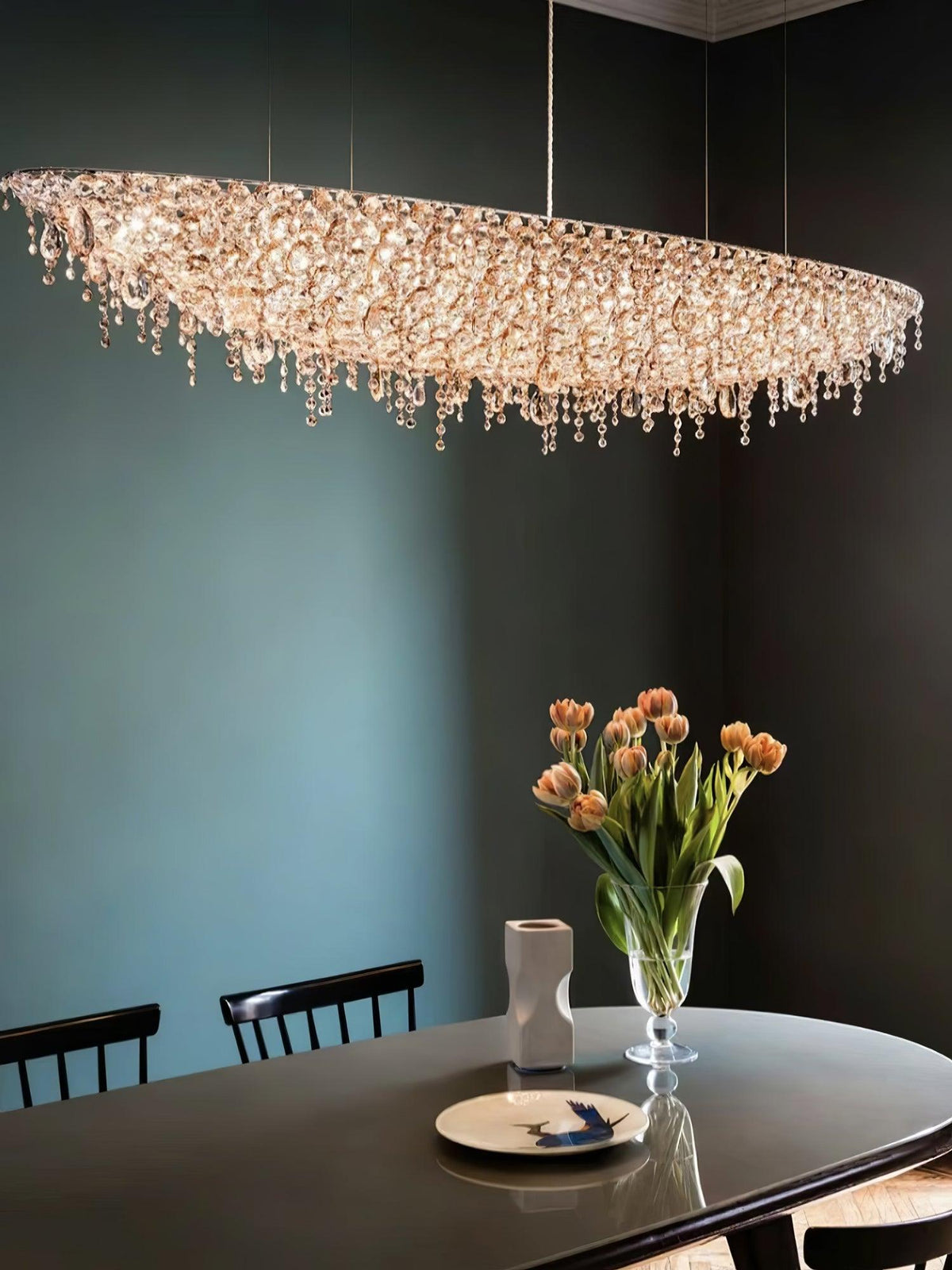 Zyrs kristal hanglamp