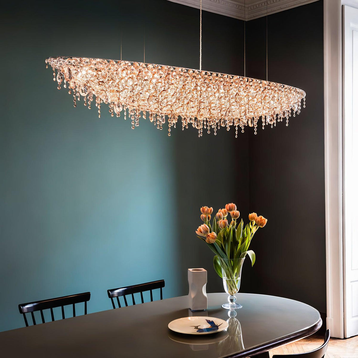 Zyrs kristal hanglamp