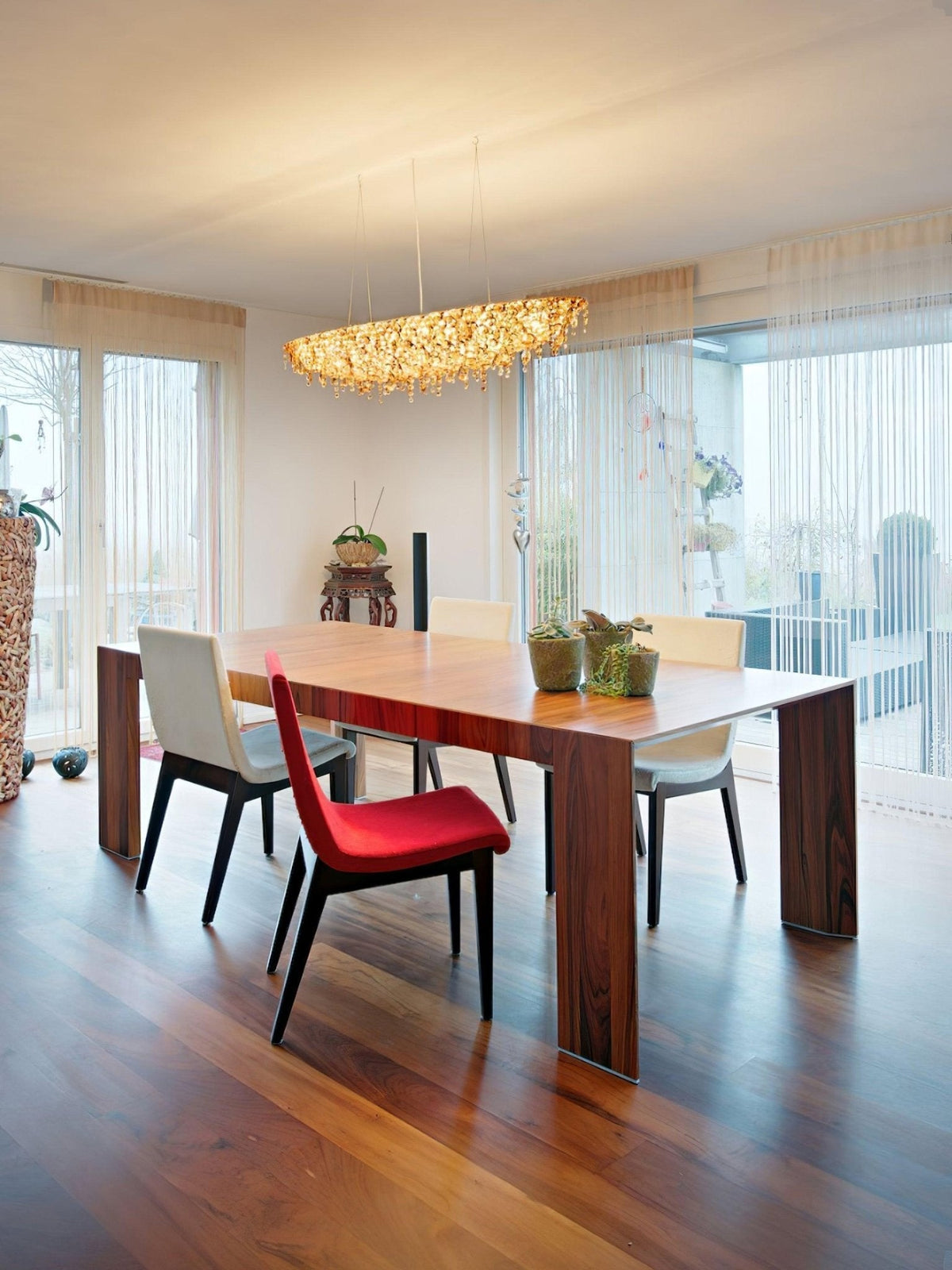 Zyrs kristal hanglamp