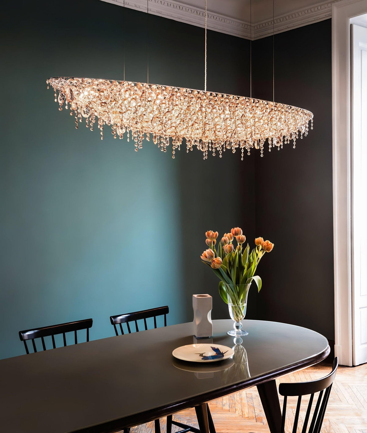 Zyrs kristal hanglamp