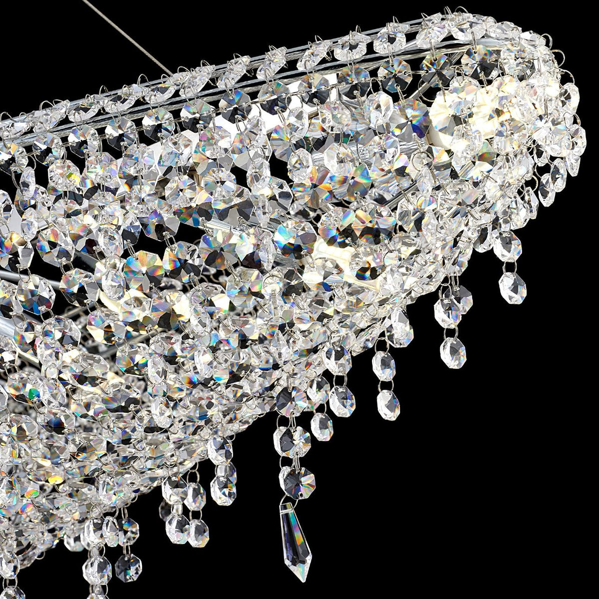 Zyrs kristal hanglamp