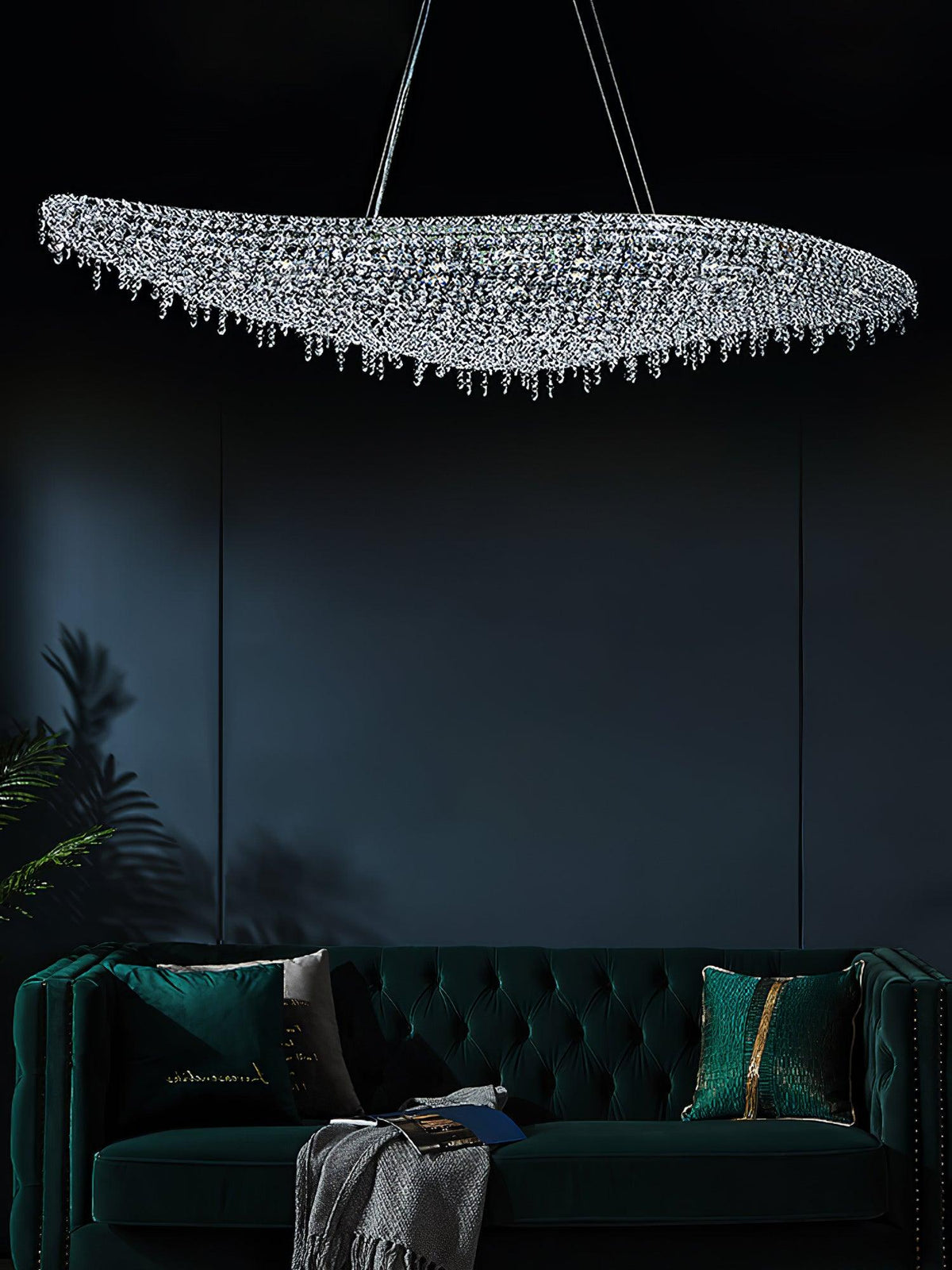 Zyrs kristal hanglamp