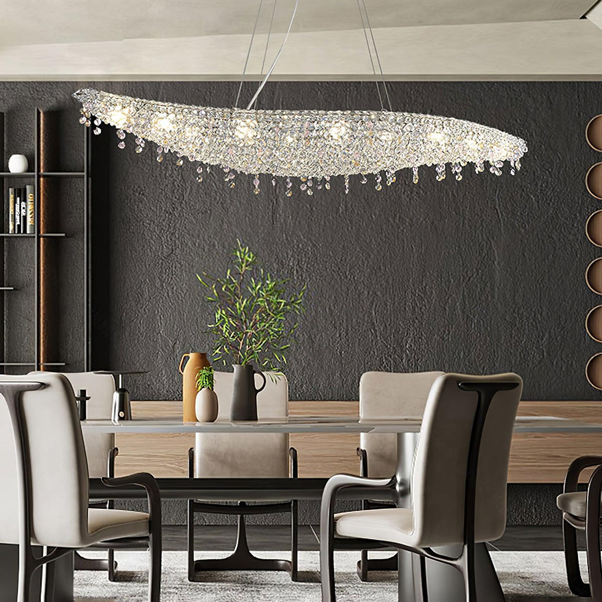 Zyrs kristal hanglamp
