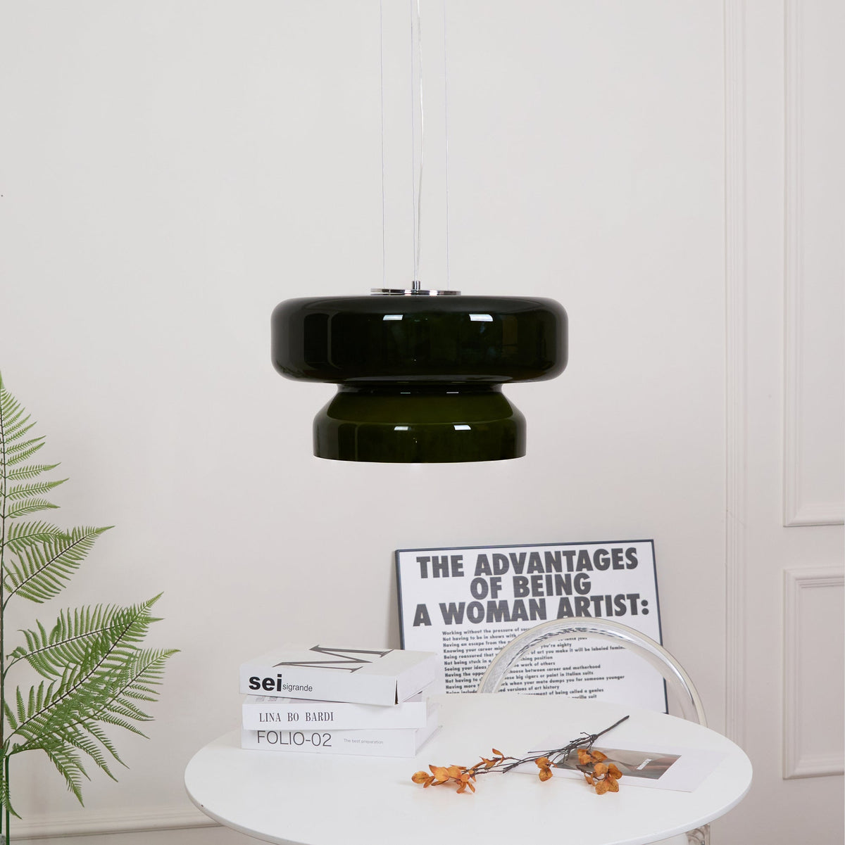 Zerithce Moderne hanglamp van glas met minimalistisch ontwerp