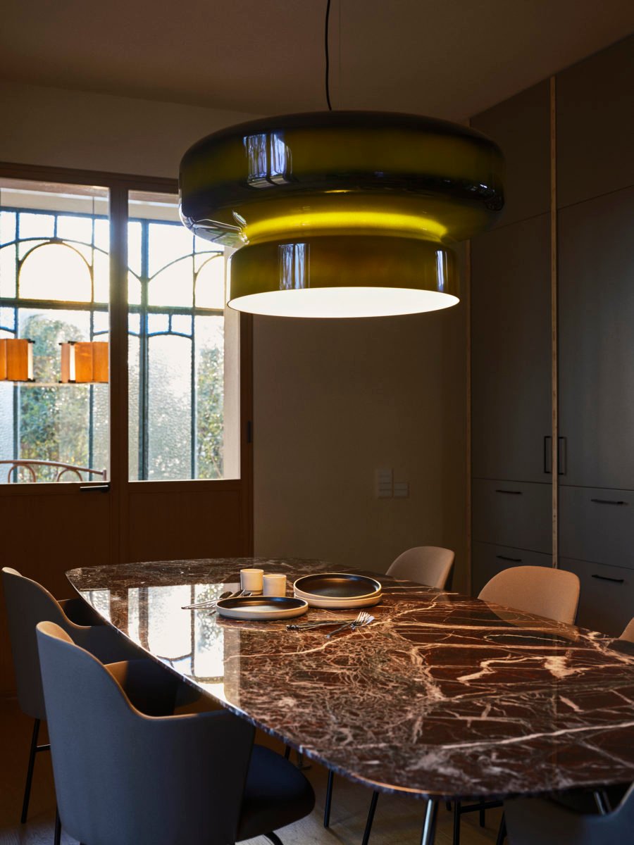 Zerithce Moderne hanglamp van glas met minimalistisch ontwerp