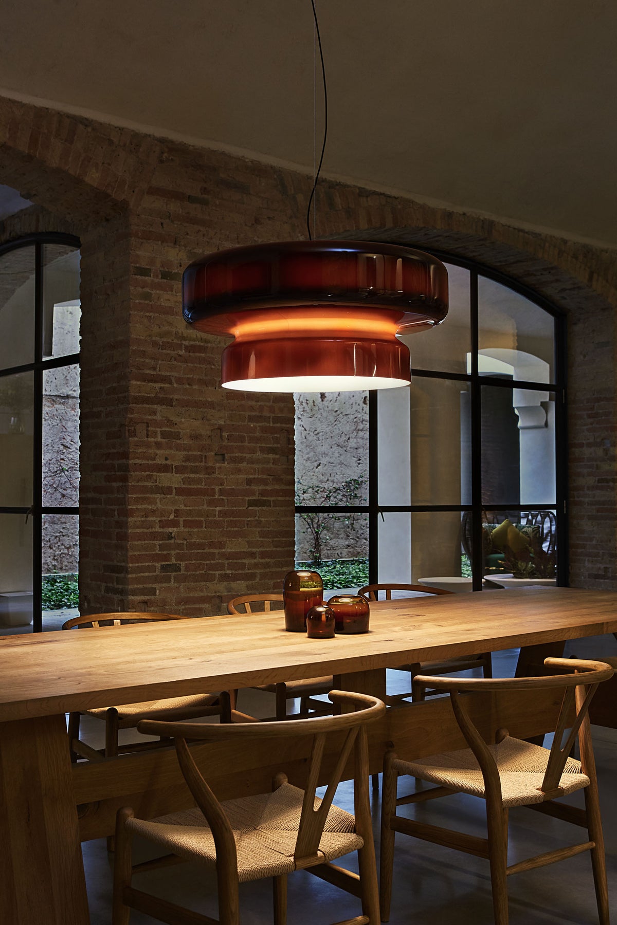 Zerithce Moderne hanglamp van glas met minimalistisch ontwerp