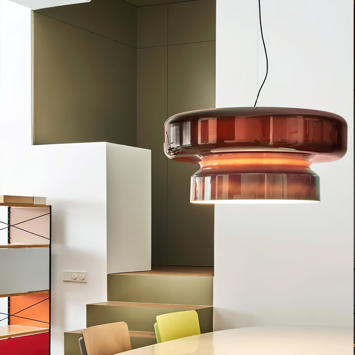 Zerithce Moderne hanglamp van glas met minimalistisch ontwerp