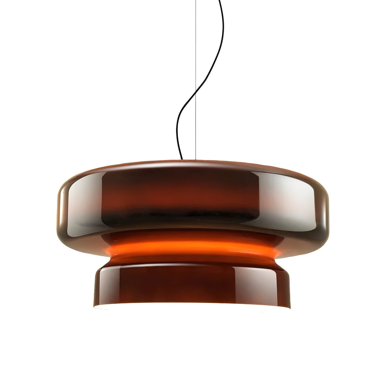 Zerithce Moderne hanglamp van glas met minimalistisch ontwerp