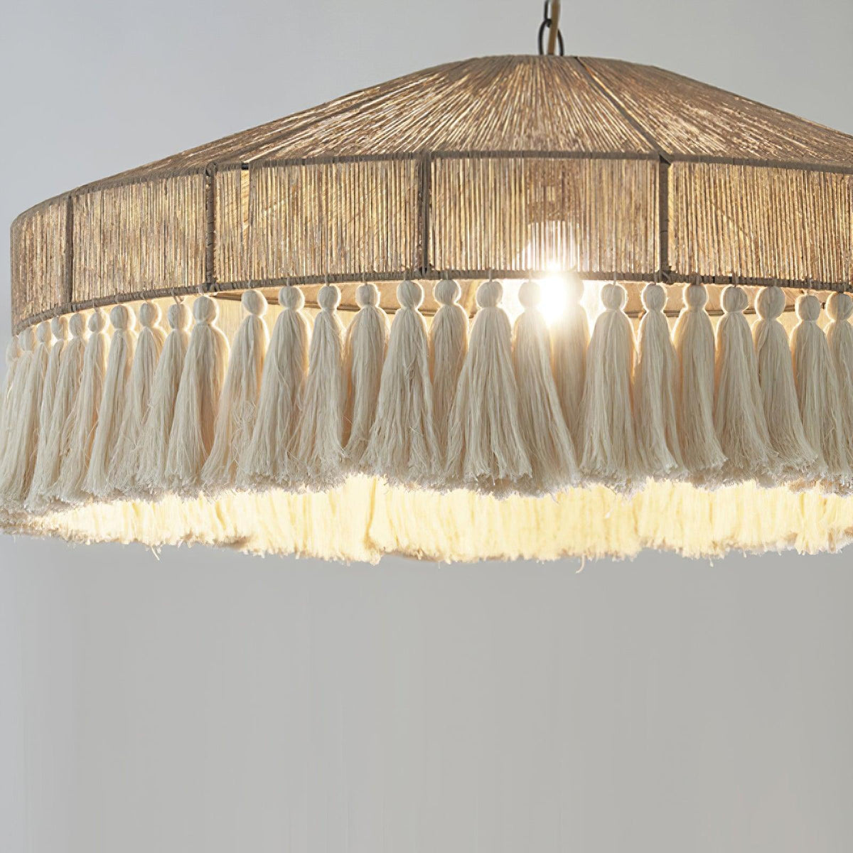 Ohev hanglamp van hemp-roep