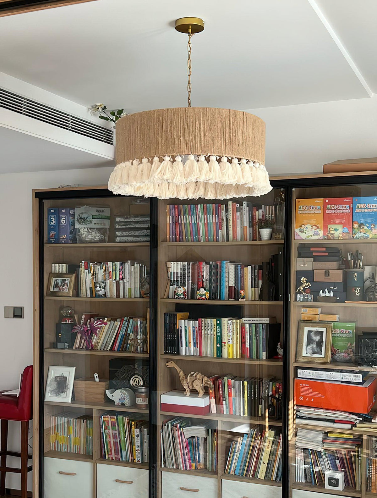 Serenenne hanglamp katoenen tasselletjes voor woonkamer