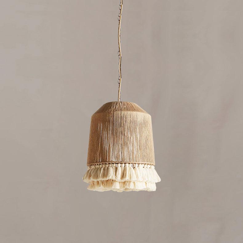 Serenenne hanglamp katoenen tasselletjes voor woonkamer