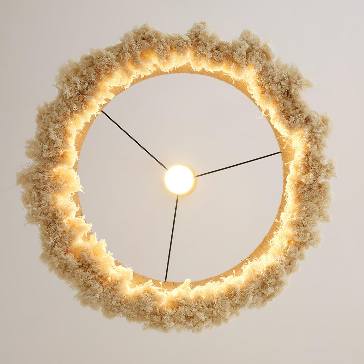 Serenenne hanglamp katoenen tasselletjes voor woonkamer