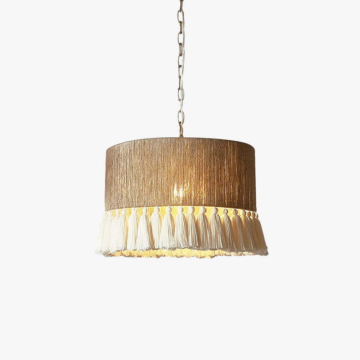 Serenenne hanglamp katoenen tasselletjes voor woonkamer