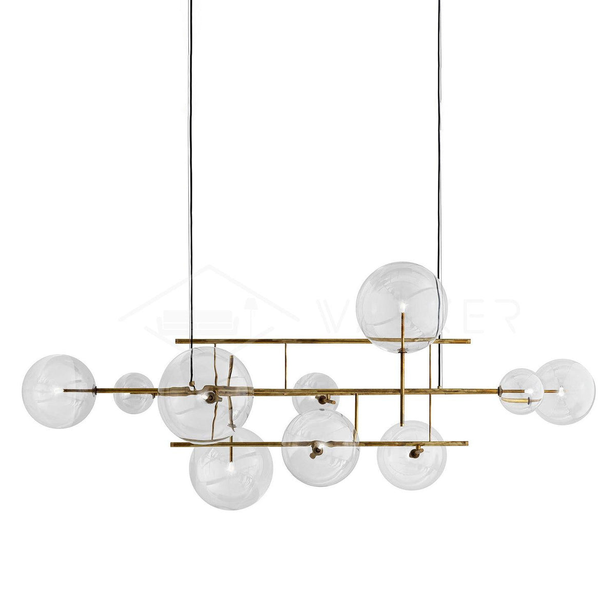 Aveno Kroonluchter LED Heldere Kristallen