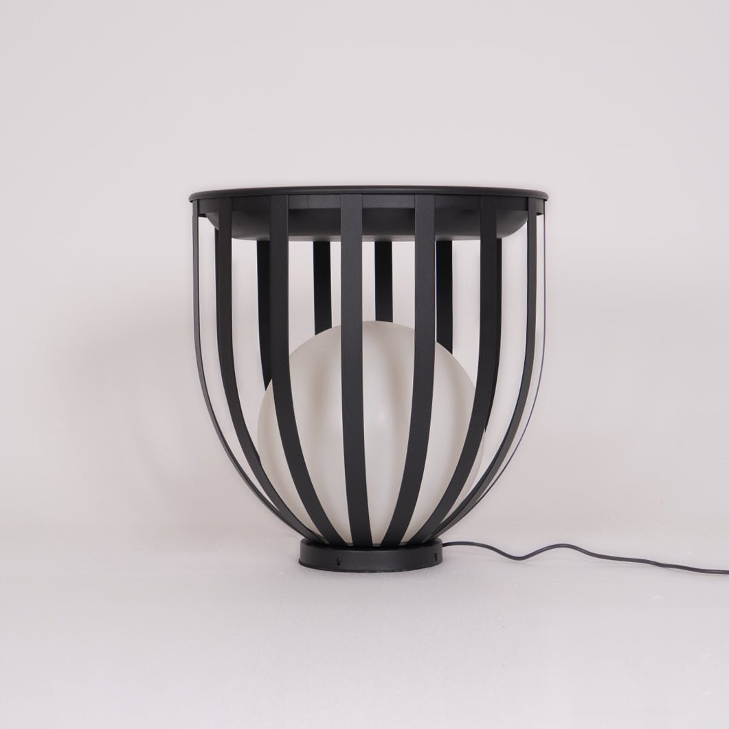 Tera vloerlamp van staal en acryl