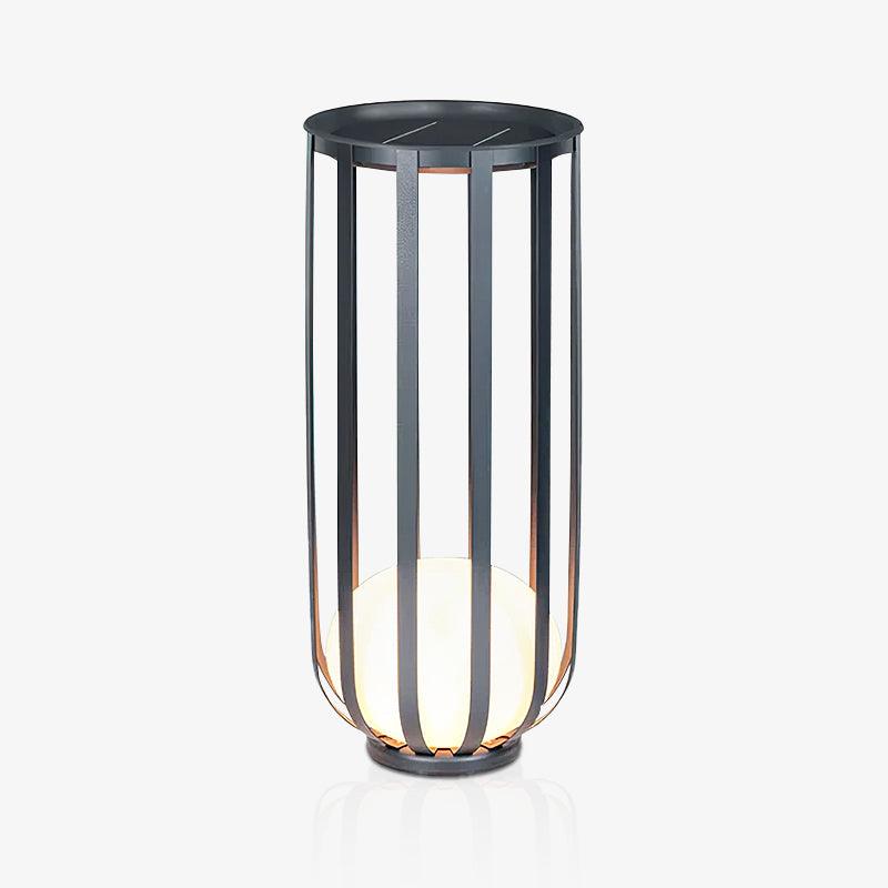 Tera vloerlamp van staal en acryl
