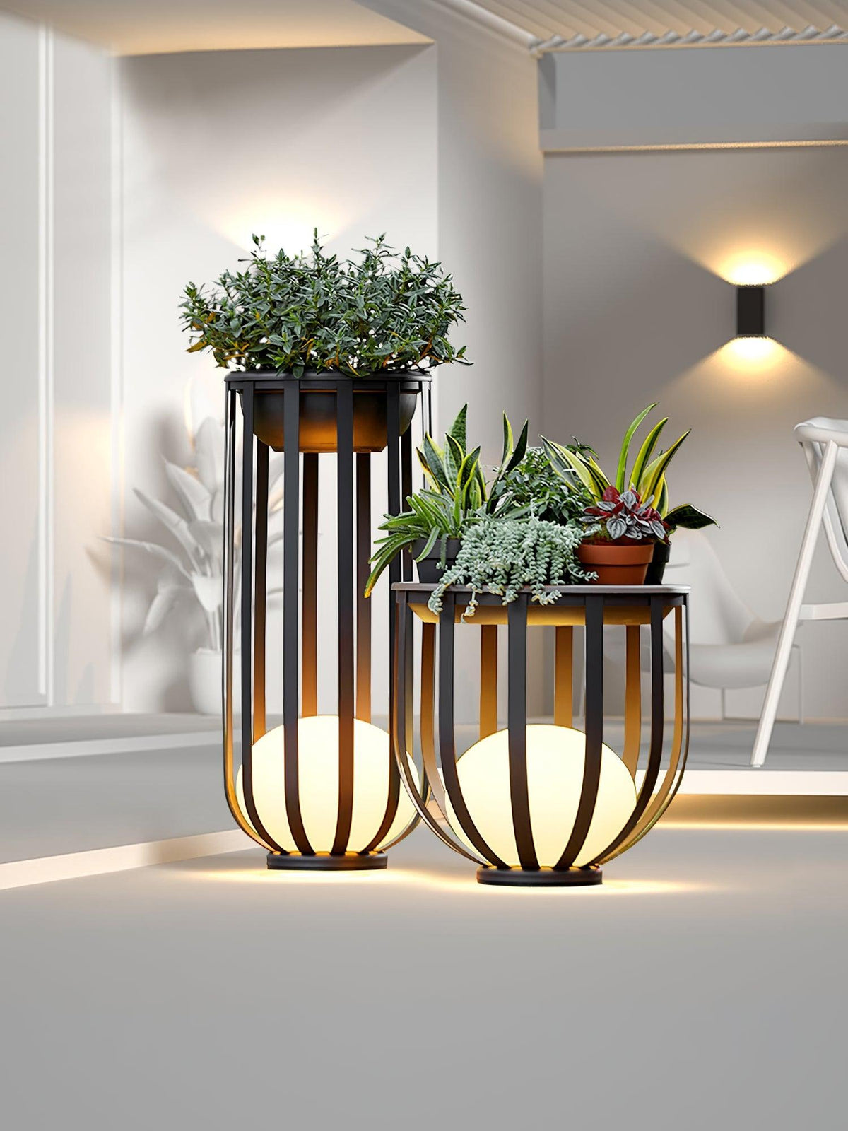 Eurzorir Scandinavische vloerlamp van acryl