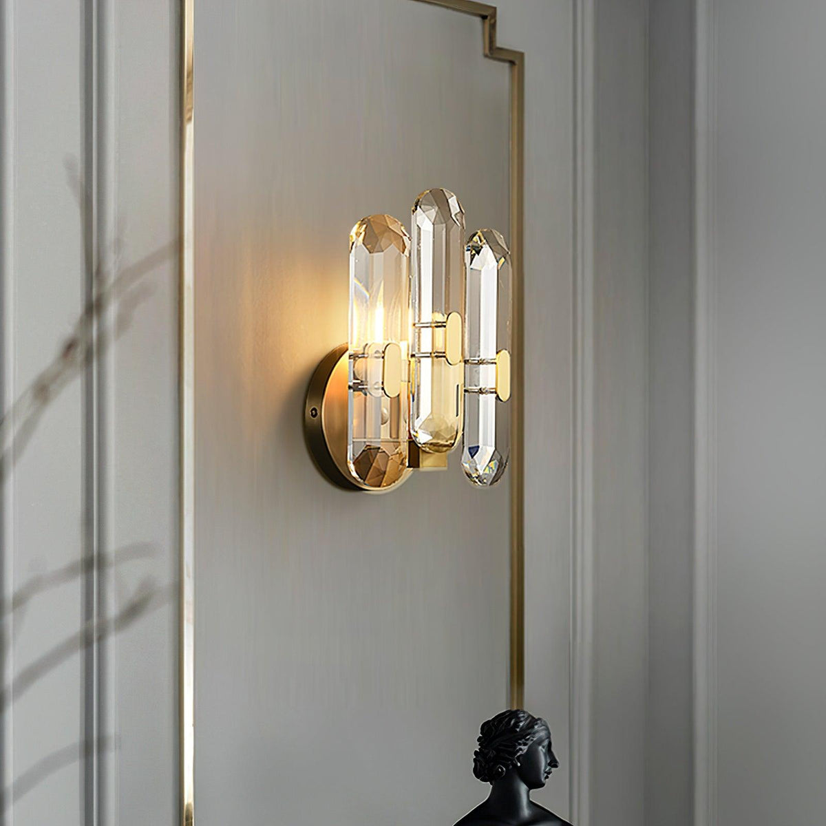 Gevon Postmodern Luxe Kristallen wandlamp