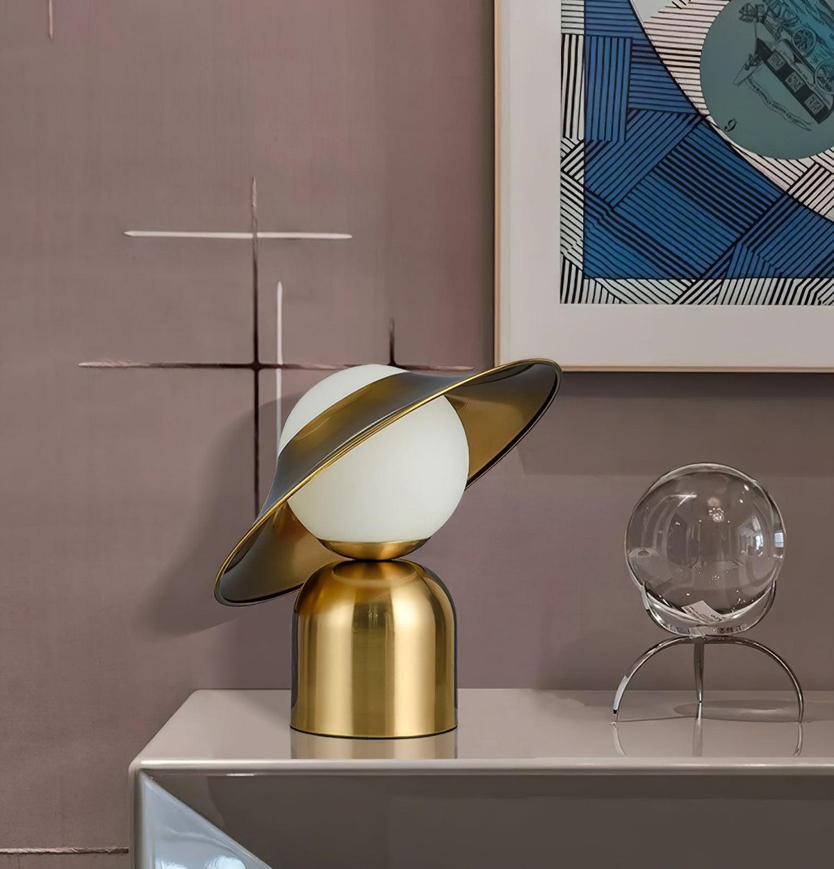 Italon Luxe messing tafellamp