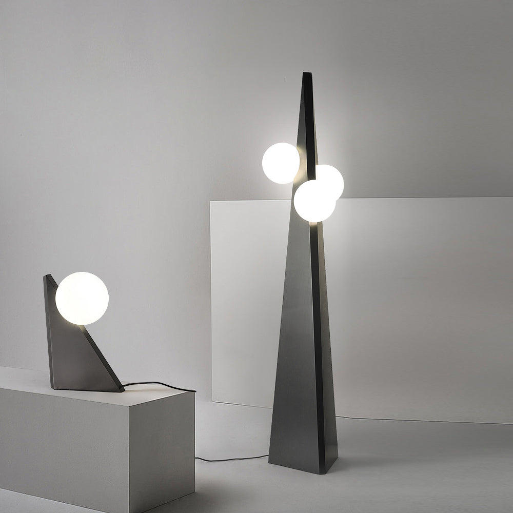 Veleette vloerlamp