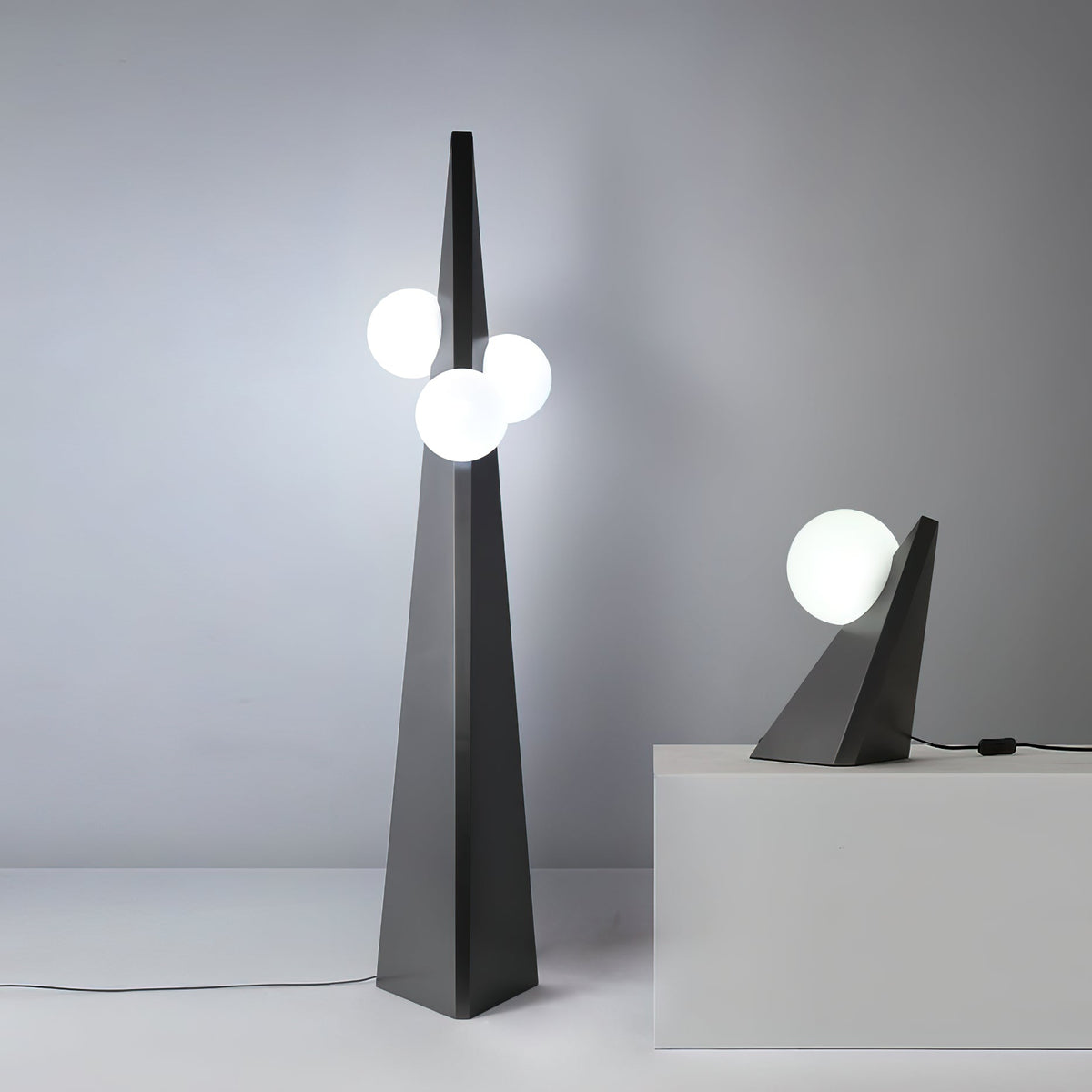 Veleette vloerlamp