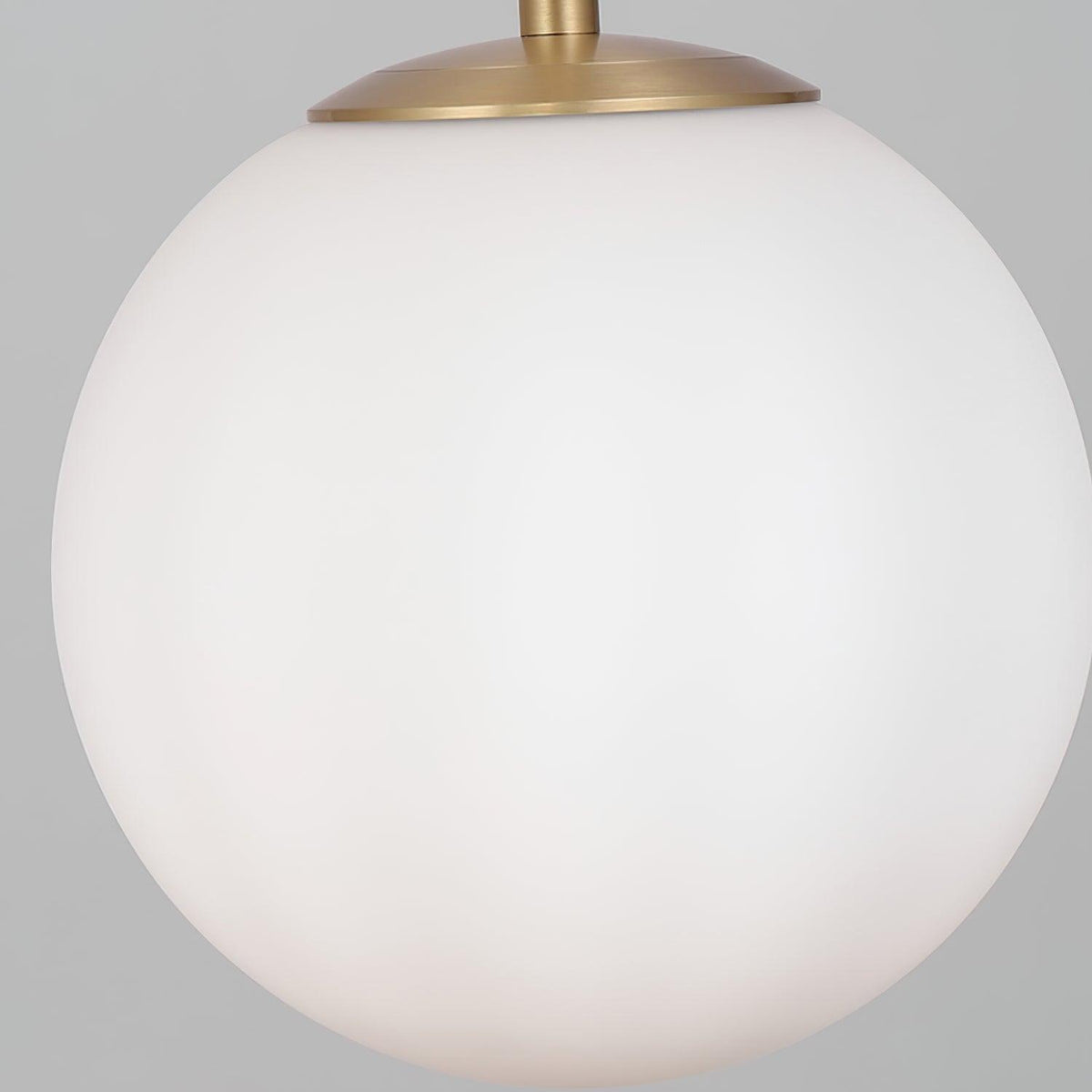 Fird hanglamp van messing en glas