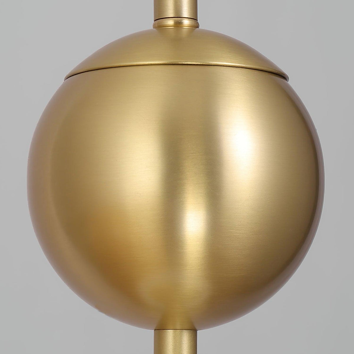 Fird hanglamp van messing en glas