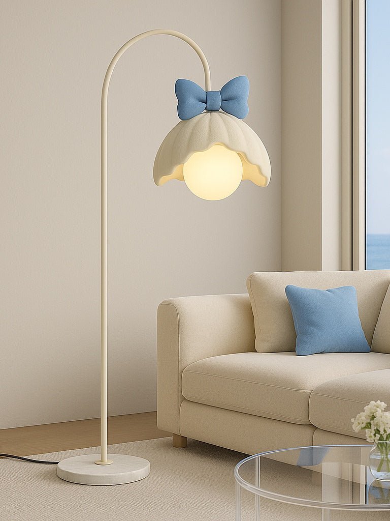 Bow Trim Bloemblaadje-Lampenkap vloerlamp