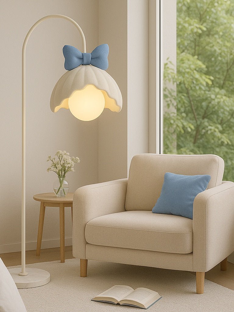 Bow Trim Bloemblaadje-Lampenkap vloerlamp