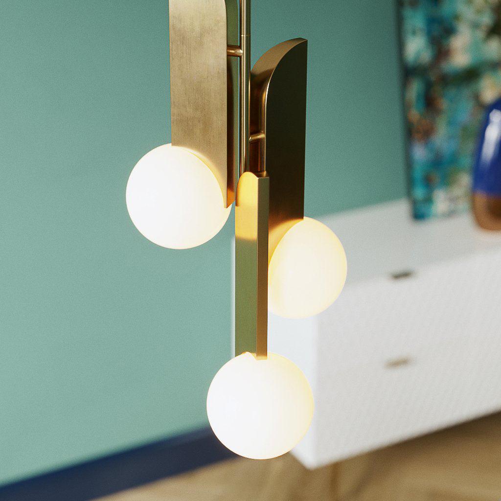 Eirelelia elegante hanglamp met glas