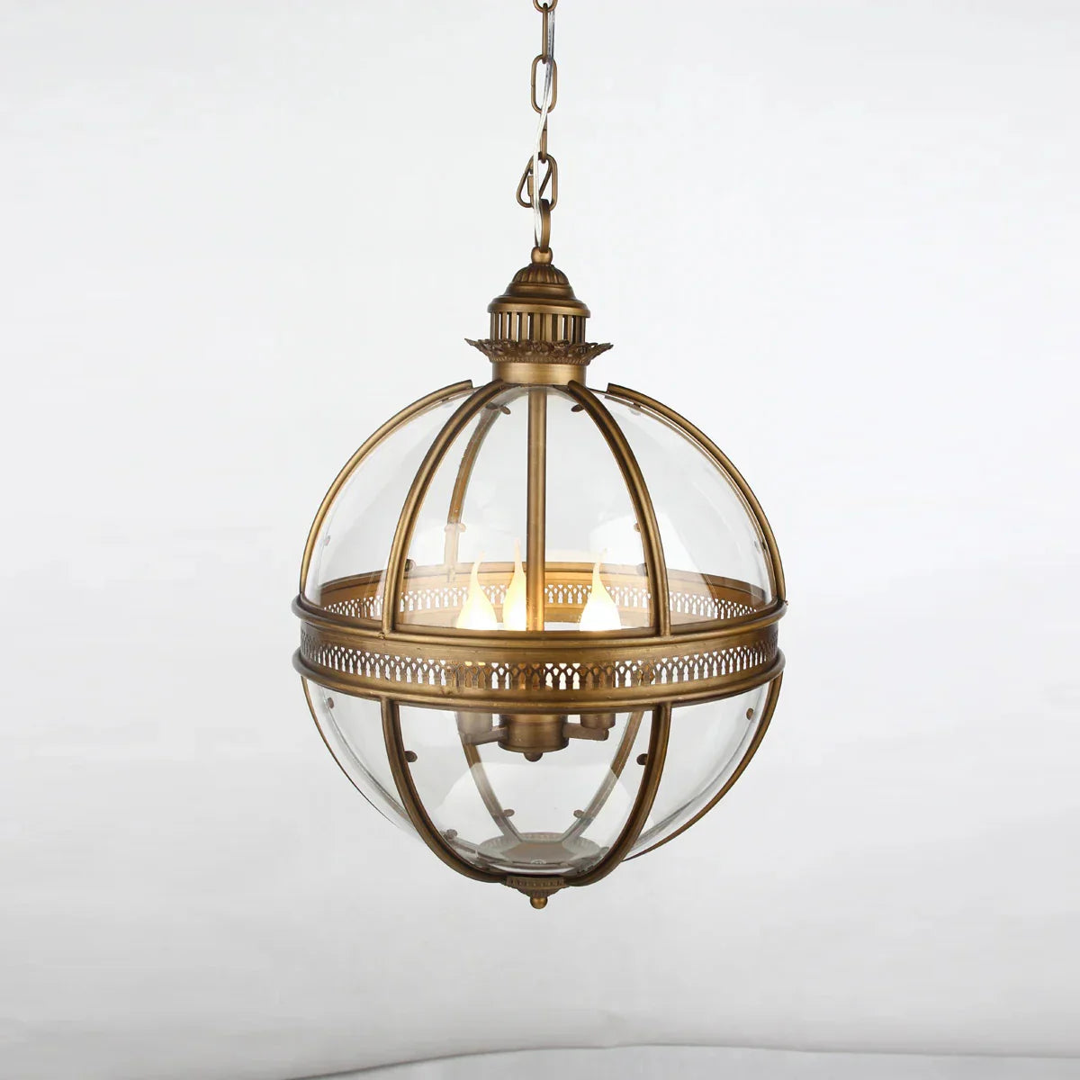 Alessio Vintage Glas Metaal Zwart Hanglampen Eetkamer Slaapkamer