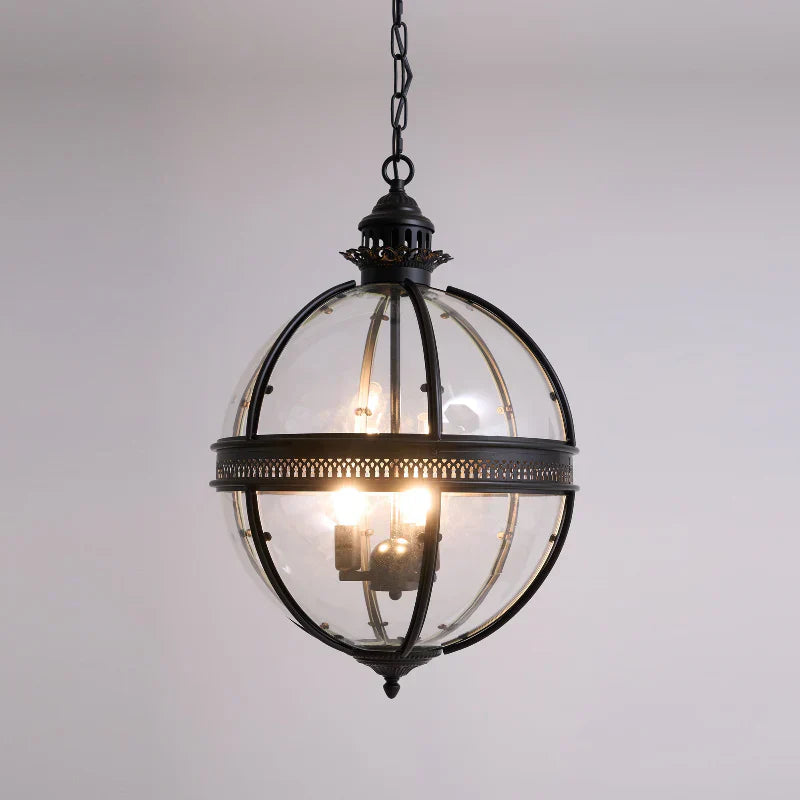 Alessio Vintage Glas Metaal Zwart Hanglampen Eetkamer Slaapkamer