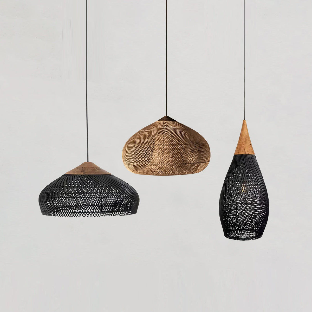 Canirora Hanglamp Rotan Decoratief snoer Geweven