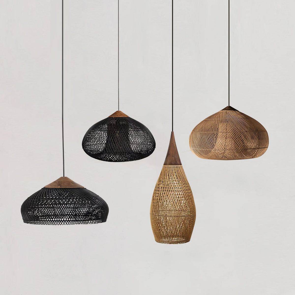 Braided Rotan hanglamp