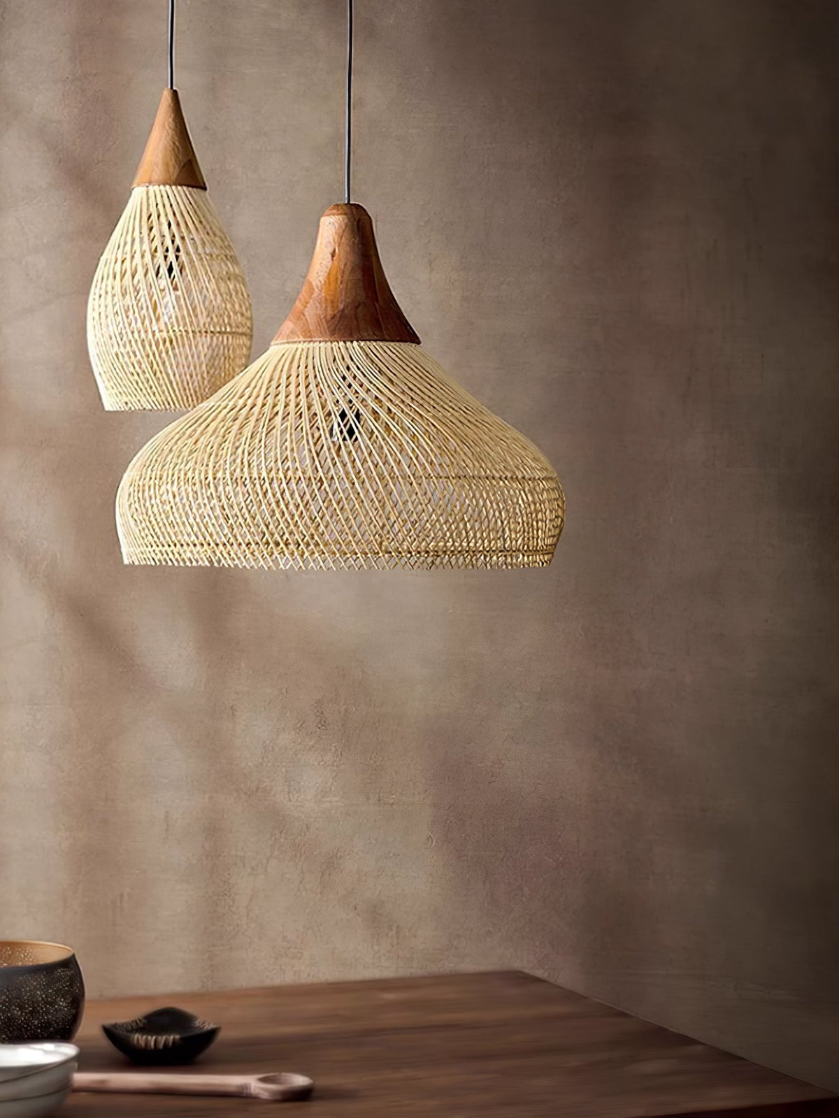 Braided Rotan hanglamp