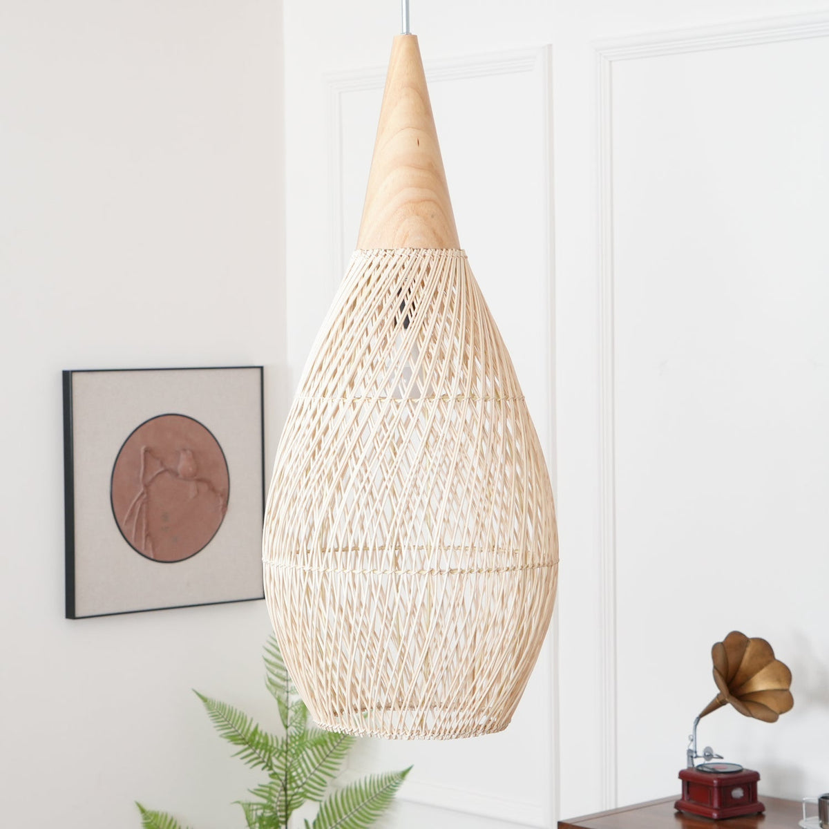 Braided Rotan hanglamp