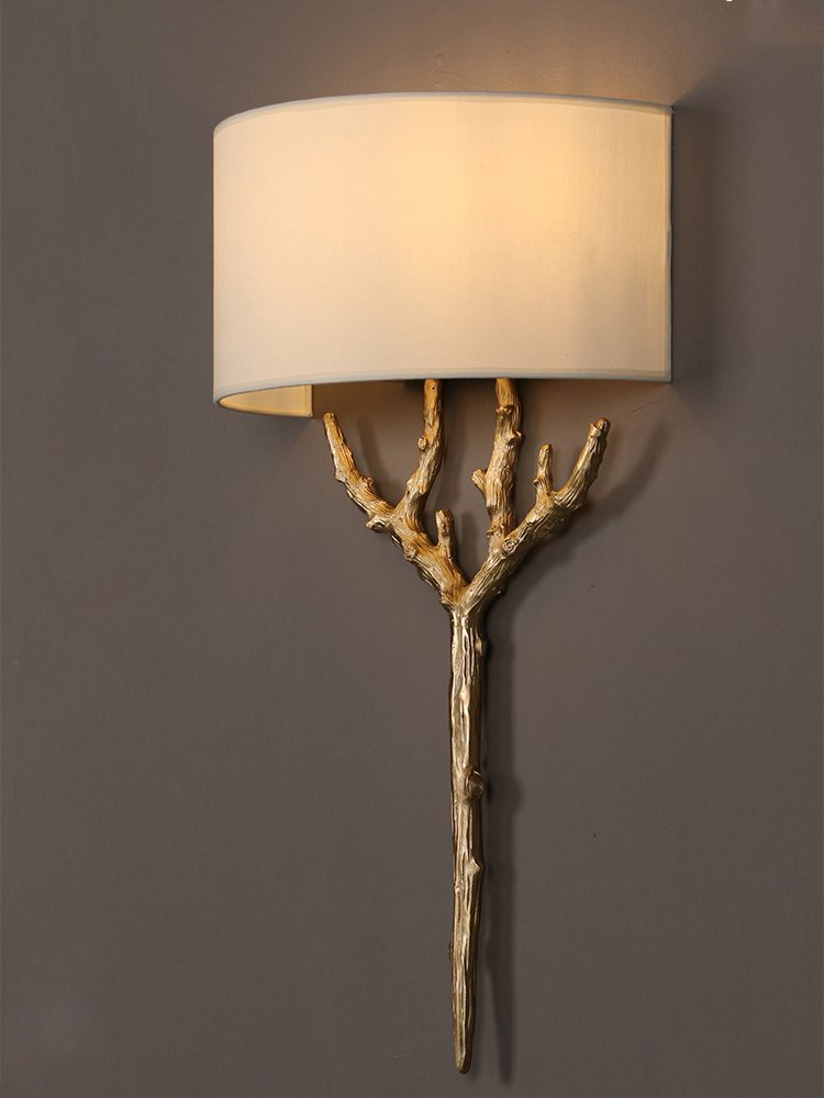 Ceryndir Antler messing wandlamp