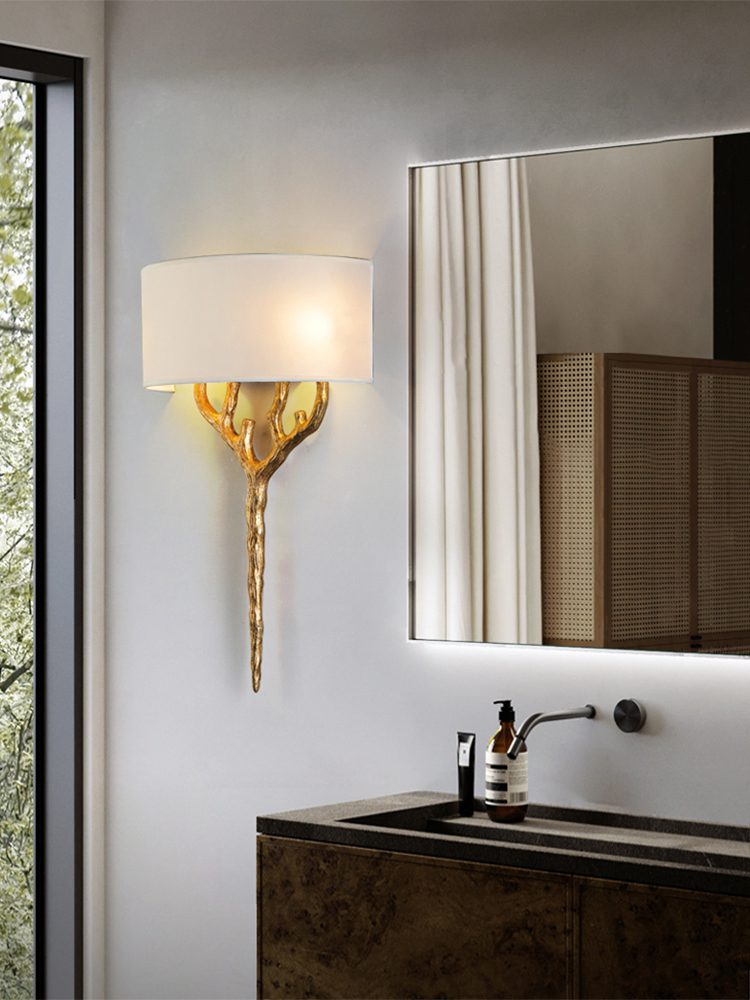 Ceryndir Antler messing wandlamp