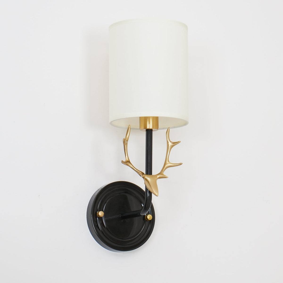Auriviella elegantie Hertenhoofd wandlamp van messing