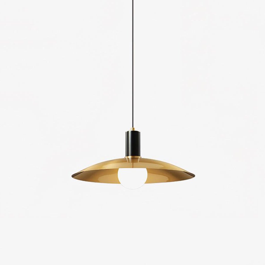 Thalora hanglamp van messing en glas