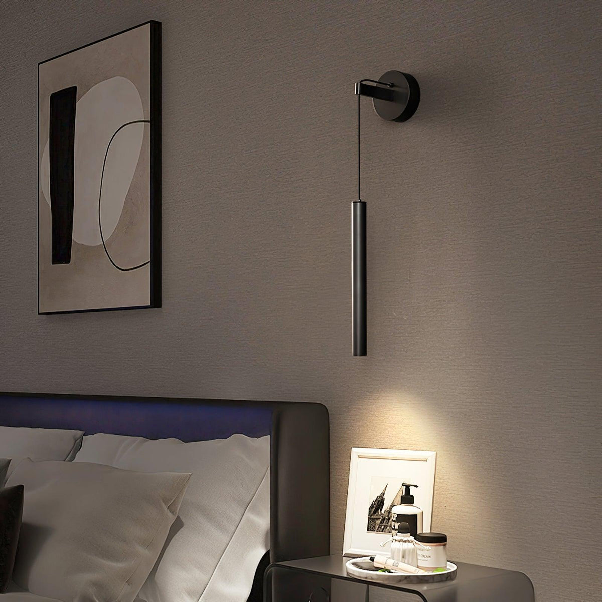 Loxley modern Minimalistisch Lijn Messing Wandlamp