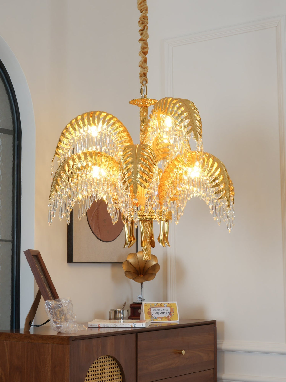 Kilwen Regal messing kristallen kroonluchter
