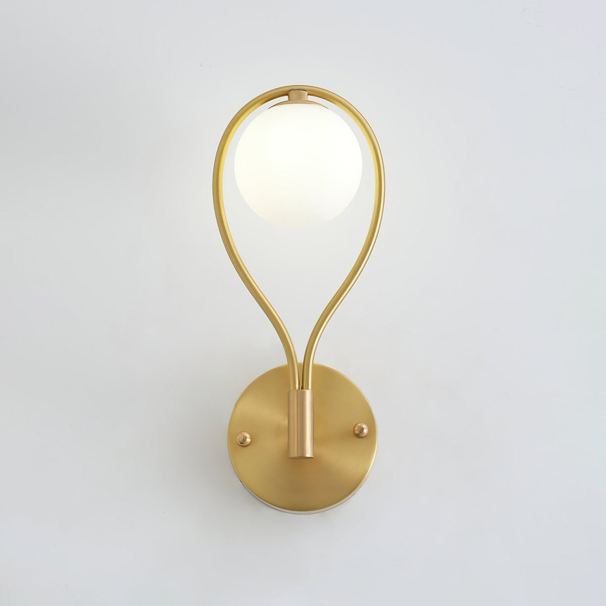 Eiralaya Moderne wandlamp van messing met glas in minimalistisch design