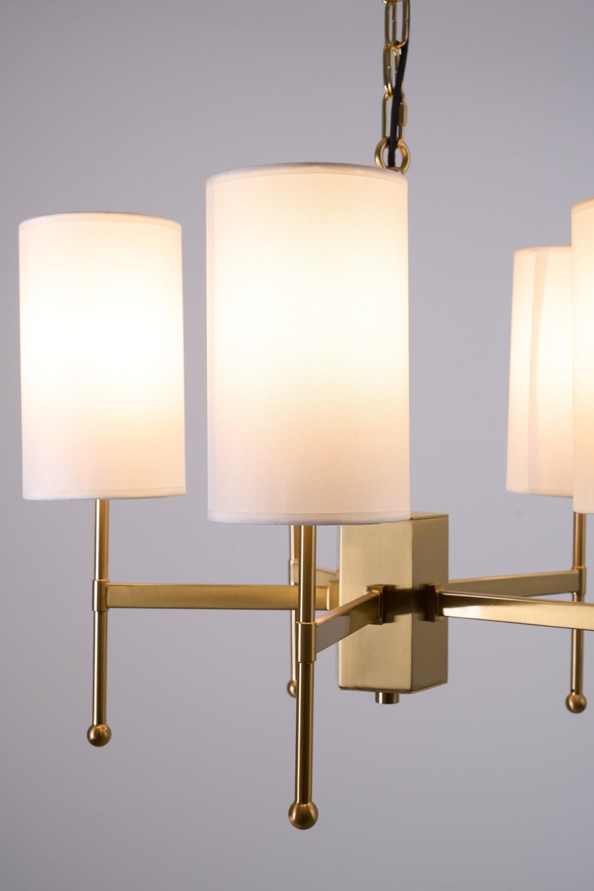 Ulcarisra Traditionele Vintage Kroonluchter van messing met Stoffen