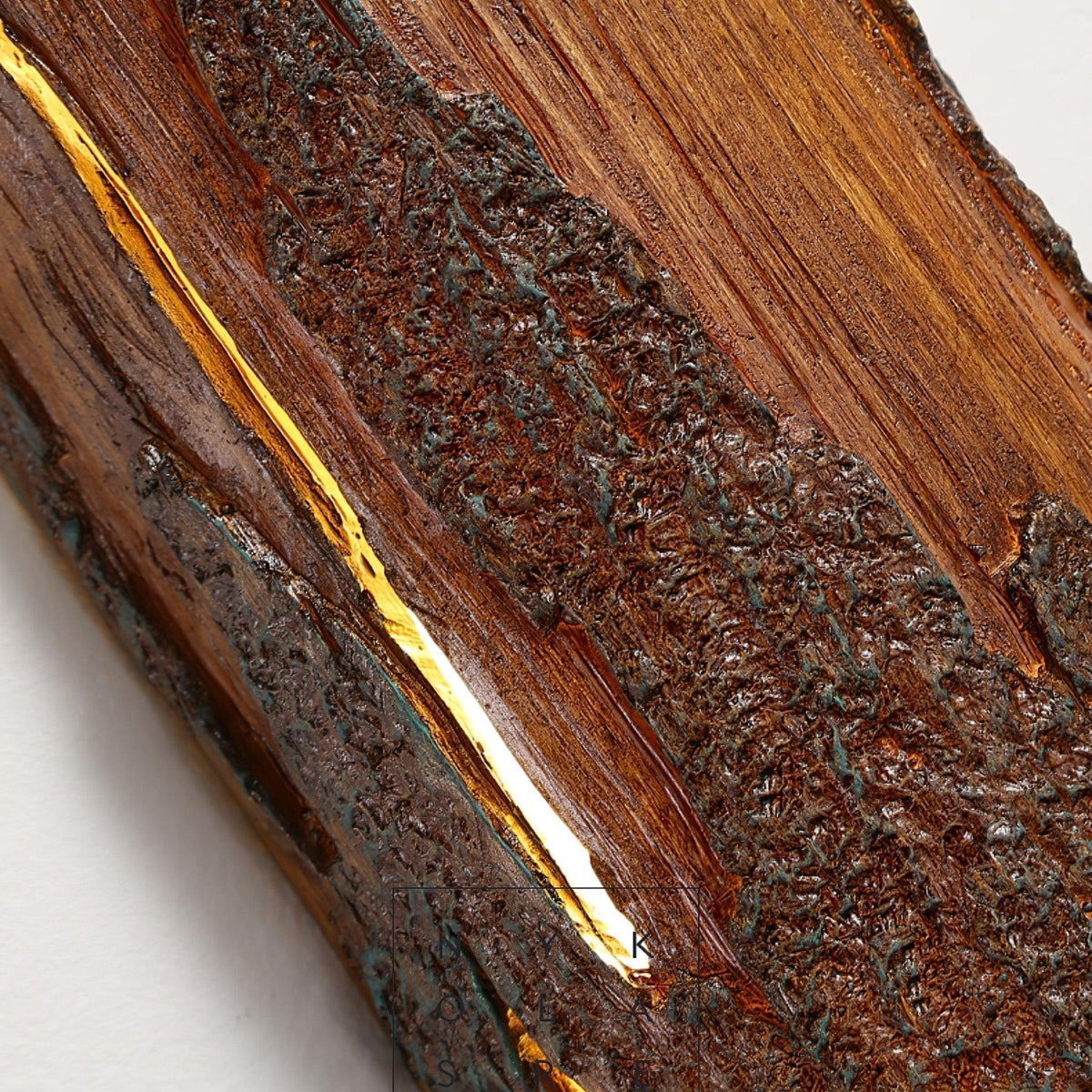Pravl wandlamp Bark Texture Rustiek