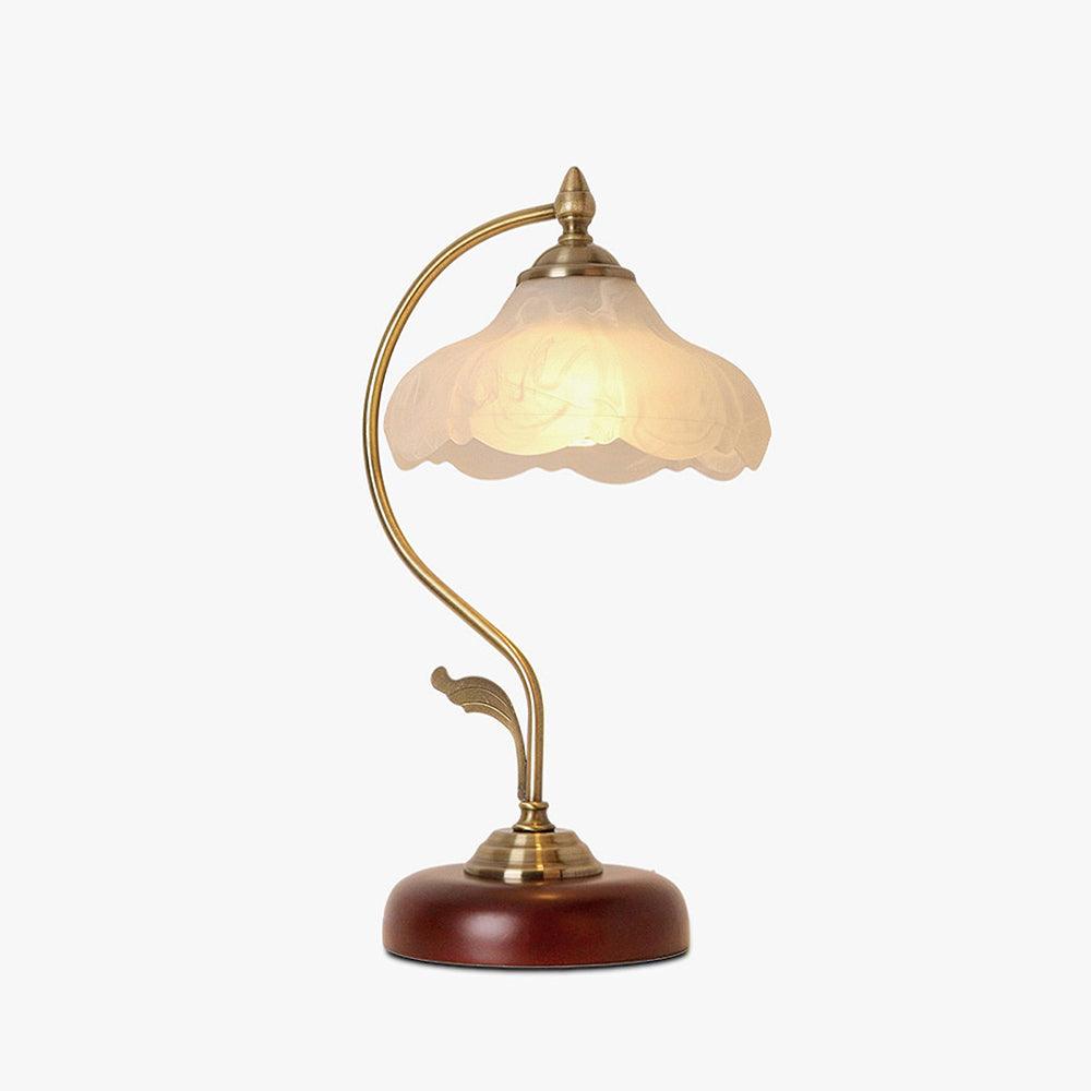 Velivise Retro bloemblaad tafellamp