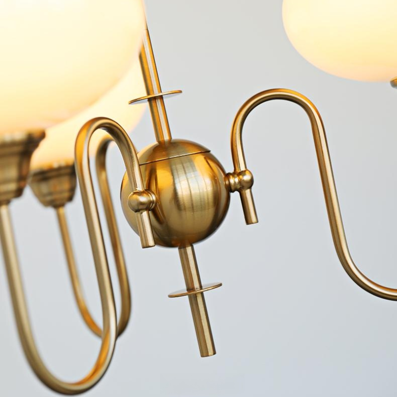 Nielsen Vintage LED Metaal Glas Hanglampen Woonkamer