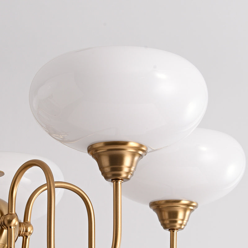 Nielsen Vintage LED Metaal Glas Hanglampen Woonkamer