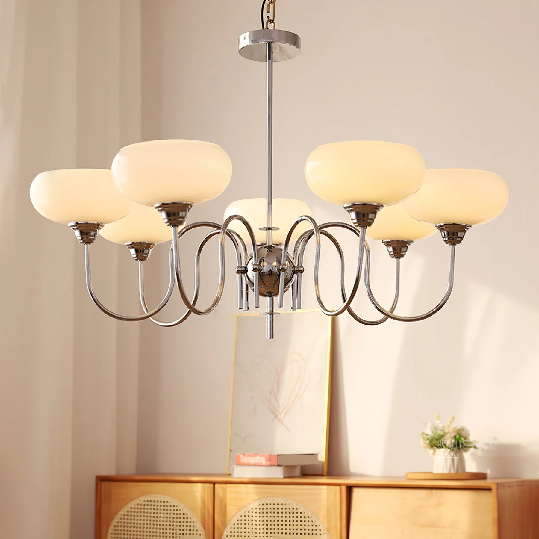 Nielsen Vintage LED Metaal Glas Hanglampen Woonkamer